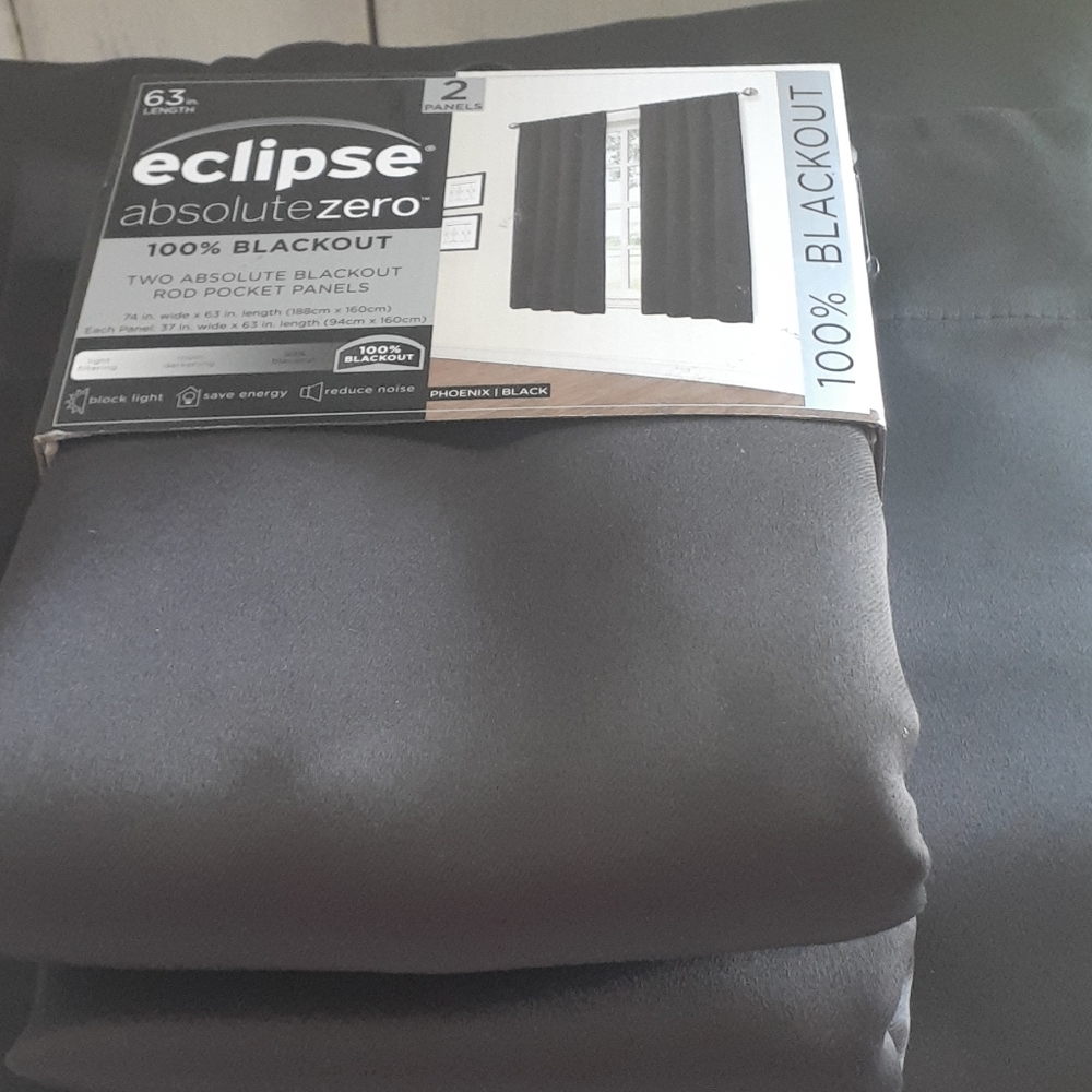 Hang on curtain rod through rod pocket